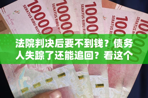 武汉法院判决后要不到钱？债务人失踪了还能追回？看这个方法！