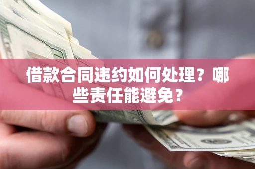 武汉借款合同违约如何处理？哪些责任能避免？