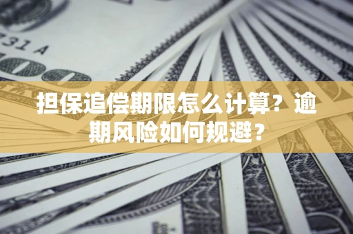 武汉担保追偿期限怎么计算？逾期风险如何规避？