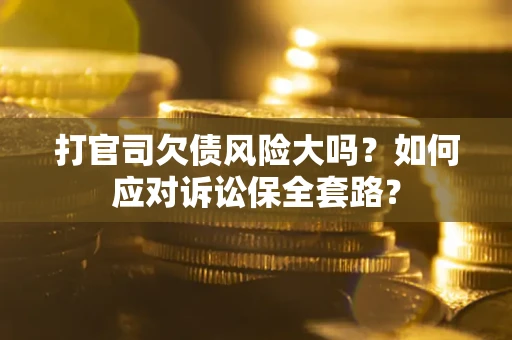 武汉打官司欠债风险大吗？如何应对诉讼保全套路？