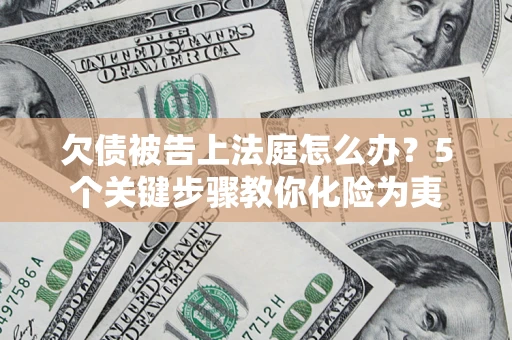 武汉欠债被告上法庭怎么办？5个关键步骤教你化险为夷